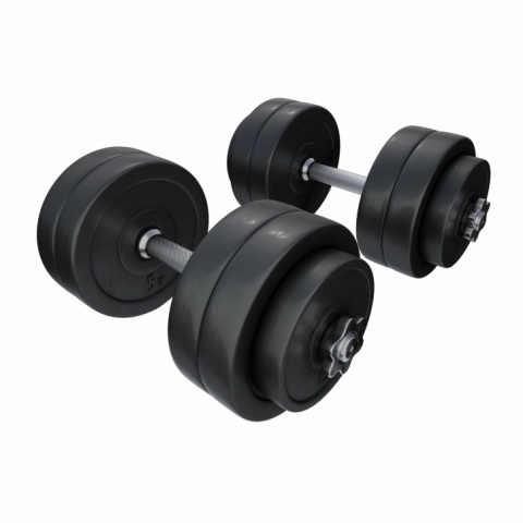 2x15 kg Zestaw Hantli Bitumicznych
