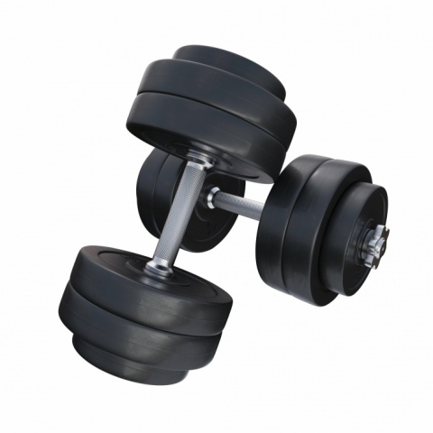 2x15 kg Zestaw Hantli Bitumicznych