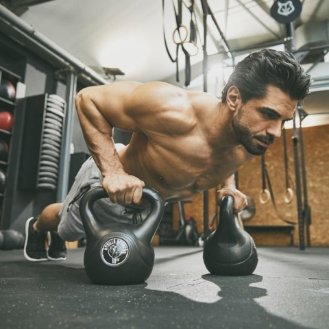 2kg Winylowe Kettlebell