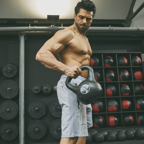 2kg Winylowe Kettlebell