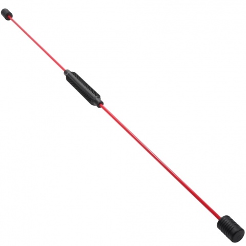Drążek drgający flexi bar czerwono-czarny 160 cm