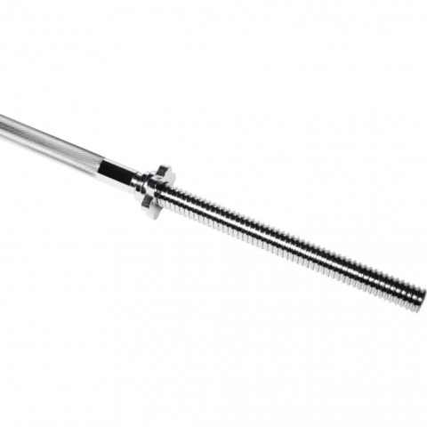 Gryf długi prosty 30mm 180cm z zaciskiem gwiazdowym srebrny