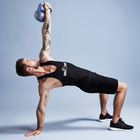 Kettlebell Winylowe kontrast 8kg