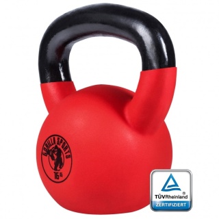 Kettlebell z gumową powłoką 16kg