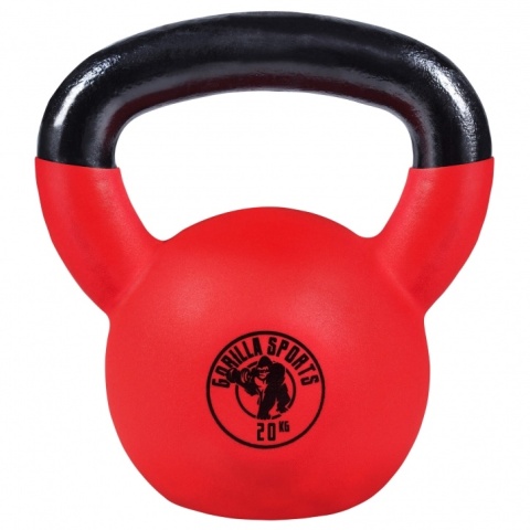 Kettlebell z gumową powłoką 20kg