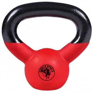 Kettlebell z gumową powłoką 2kg