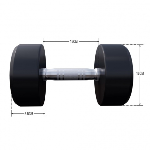 12,5 kg Hantla Stała Profesjonalna