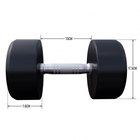 17,5 kg Hantla Stała Profesjonalna