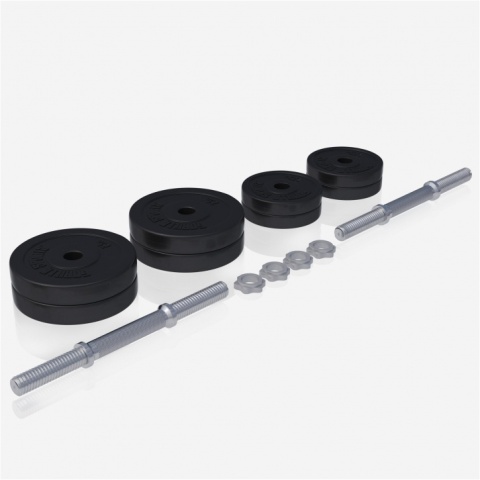 2x10 kg Zestaw Hantli Winylowych