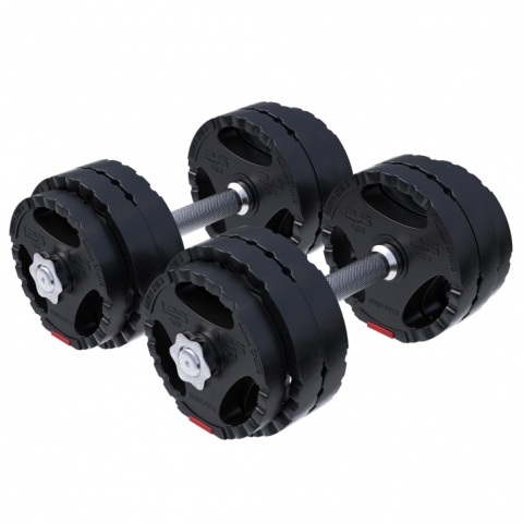 2x15 kg Zestaw Hantli Grip bitumiczny