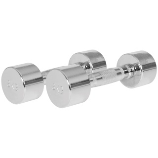 2x3kg Hantla Stała Chromowana