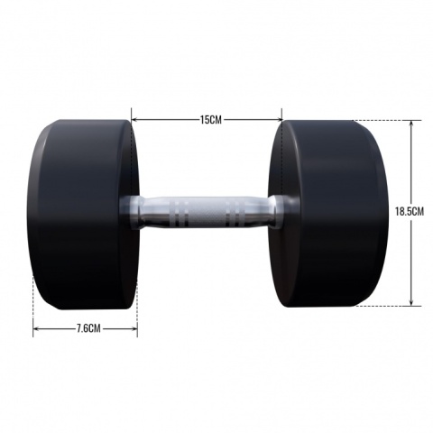 22,5 kg Hantla Stała Profesjonalna