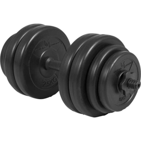 E-Series zestaw hantli 25mm winylowych krótkich 30kg