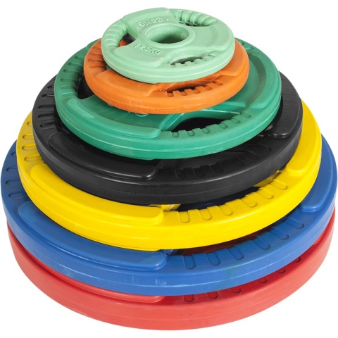 15 kg Obciążenie Gumowane grip 31mm kolor