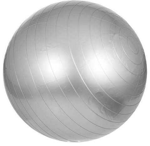 65cm Szara Piłka Gimnastyczna