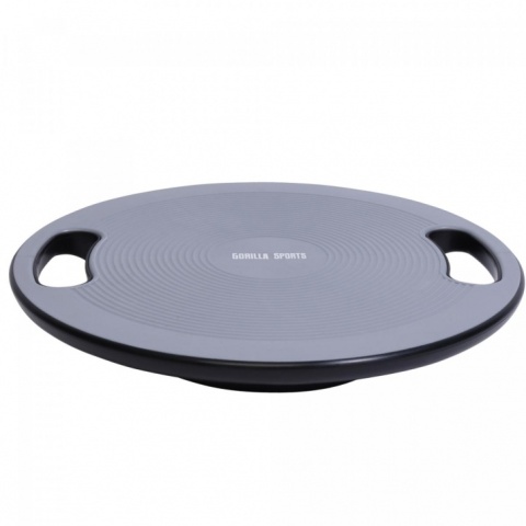 Balance board deska balansowa z uchwytami w kolorze czarnym / ciemnoszarym