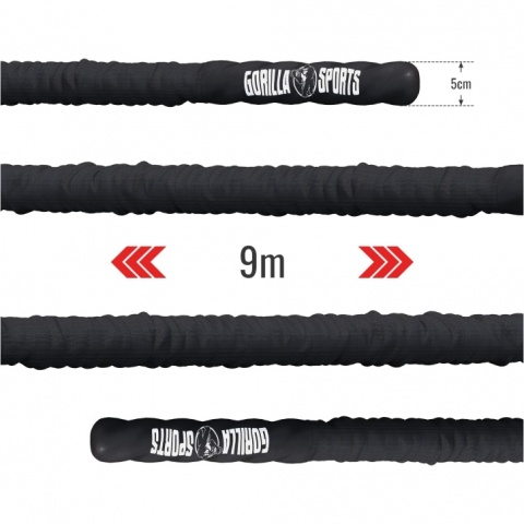 Lina treningowa 15m x 5 cm z uchwytem