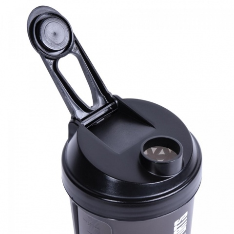 Shaker 500ml czarny z przegrodą
