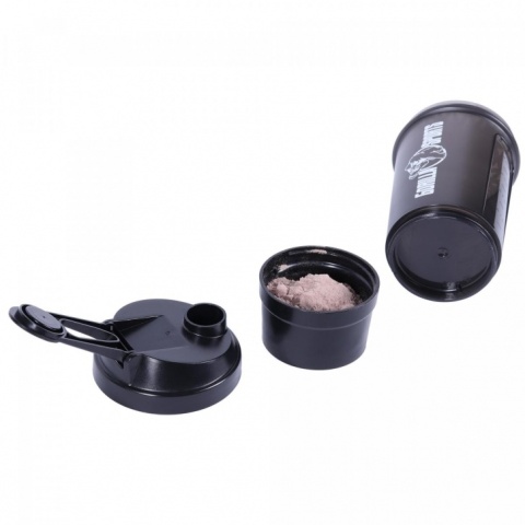 Shaker 500ml czarny z przegrodą