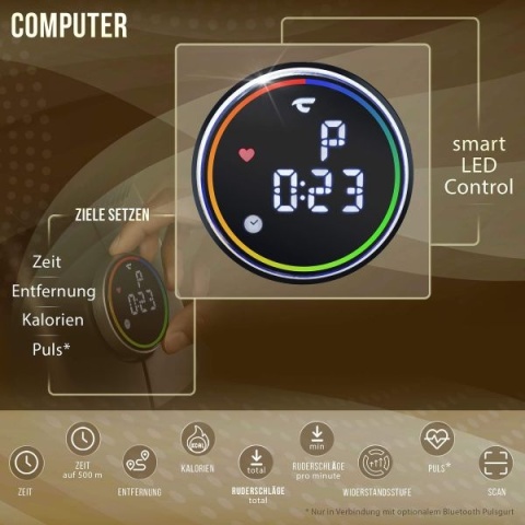 Wioślarz elektromagnetyczny Christopeit Vico
