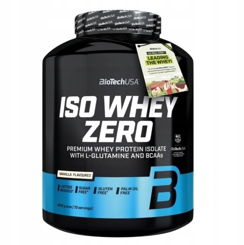 BioTech USA Iso Whey Zero białko o smaku pistacjowym 1816 g