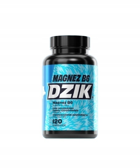WK DZIK Magnez B6 ( cytrynian magnezu ) 120 kapsułek